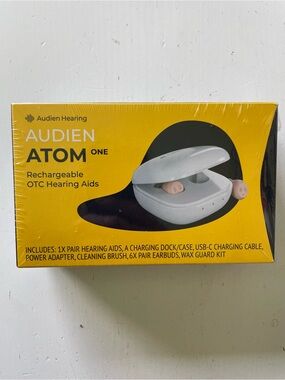 Audien Atom One Rechargeable OTC Hearing Aids